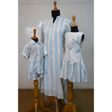 Sky Breeze Family Matching Outfit Set-Mom, Son and Daughter.