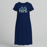 Lucky Mama Printed Feeding Maternity Maxi