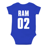 Little Football Champ Romper | Inter Milan Inspired Personalized Jersey