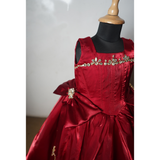 Ruby Princess Cape Gown