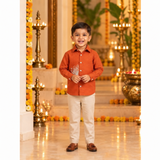 Mandala Bloom Festive Family Combo -Boy kid Shirt