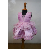 Blush Princess Party wear Family Matching Set-Mom and Daughters.