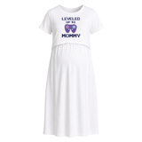 Level Up Mommy Gamer Maternity Maxi Dress