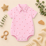 Sweetheart Print Baby Romper Shirt