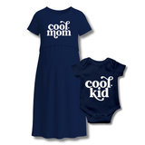 "Cool Mom & Cool Kid Matching Maternity Set"
