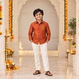 Durga Kamala Mudra Family Combo - Boy Kid Shirt