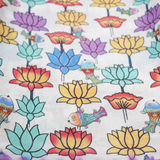 Rainbow Lotus Tie-Shoulder Baby Frock