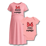 “Mama & Mini Mouse Matching Maternity and Baby Set