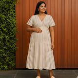 Vanilla Mist Cotton Customised Maternity Wear.
