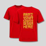 Design Your Own Back Print T-Shirt