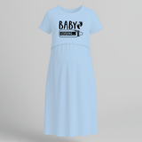"Baby Loading….. " - Comfort Fit Maternity Maxi Dress With Prints