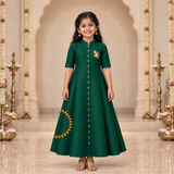 Durga Shankha Shakti Family Combo - Girl Kid Dress