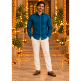 Starlit Elegance Festive Family Combo - Dad Shirt