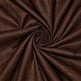 Brown One-Shoulder Top with Kasavu Romper Skirt
