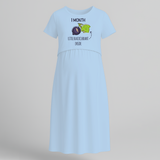 "1 Month"- Comfort Fit Maternity Maxi Dress With Prints