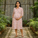 Blush Pink Cotton Maternity Collection