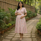 Blush Pink Cotton Maternity Collection