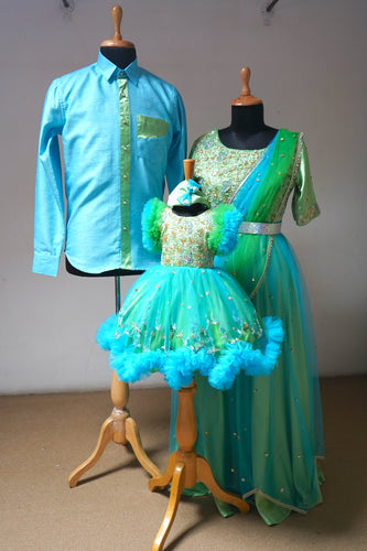 Butterfly Embroidery Net Family Combo