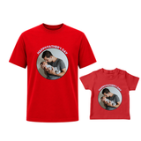 Father & Baby Matching Tee Set – Happy Father’s Day Gift for New Dads