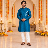 Durga Mayura Family Combo - Dad Kurta