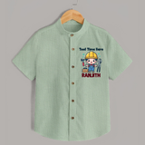 Tool Time Hero Shirt - MINT GREEN - 0 - 6 Months Old (Chest 23")