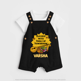 Blessed With Tools Of Tomorrow Dungaree - BLACK - 0 - 5 Months Old (Chest 18")