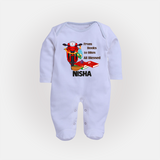 Books To Bikes Ayudha Puja Full Body Suit - BABY BLUE - New Born (Chest 7.5")