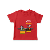 Little Engineer Tool Master T shirt - RED - 0-5 Months Old (Chest 17")