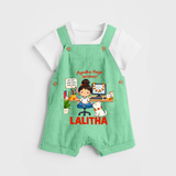 Ayudha Puja Little Creator Dungaree - GREEN - 0 - 5 Months Old (Chest 18")