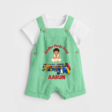 Ayudha Puja Mini Racer Dungaree - GREEN - 0 - 5 Months Old (Chest 18")