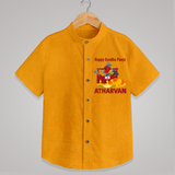 Ayudha Puja Tool Master Shirt - CHROME YELLOW - 0 - 6 Months Old (Chest 23")
