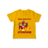 Ayudha Puja Tool Master T Shirt - CHROME YELLOW - 0-5 Months Old (Chest 17")