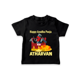 Ayudha Puja Tool Master T Shirt - BLACK - 0-5 Months Old (Chest 17")