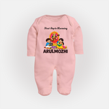 First Step to Learning Full Body Suit - BABY PINK - New Born (Chest 7.5")