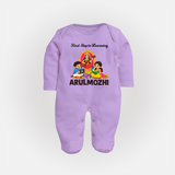 First Step to Learning Full Body Suit - LILAC - New Born (Chest 7.5")