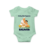 Kutty Kalvi Payanam Romper - MINT GREEN - New Born (Chest 14")