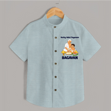 Kutty Kalvi Payanam Shirt - ARCTIC BLUE - 0 - 6 Months Old (Chest 23")
