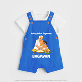 Kutty Kalvi Payanam Dungaree - COBALT BLUE - 0 - 5 Months Old (Chest 18")