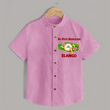 En First Aksharam Shirt - BABY PINK - 0 - 6 Months Old (Chest 23")
