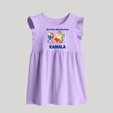 My First Ayudha Puja Toy World Baby Frock - LILAC - 0 - 3 Months Old (Chest 17")