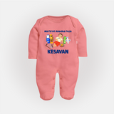 My First Ayudha Puja Toy World Full Body Suit - PEACH - New Born (Chest 7.5")