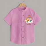 Cutest Qurbani Companion Personalized Eid Kids Shirt - BABY PINK - 0 - 6 Months Old (Chest 23")