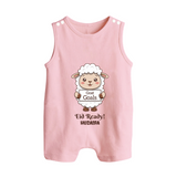 Goat Goals Eid Ready Personalized Kids Romper Suit - BABY PINK - 0 - 5 Months Old (Chest 18")