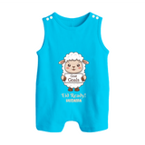 Goat Goals Eid Ready Personalized Kids Romper Suit - SKY BLUE - 0 - 5 Months Old (Chest 18")