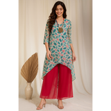 High-Low Georgette Coord