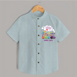 Newborn Shirt/Shirt for 6 Month | Customizable Shirt | Ideal for Celebrations - ARCTIC BLUE - 0 - 6 Months Old (Chest 23")