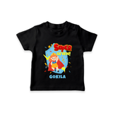 Baby Milestone T-Shirt | Custom 7 Month T-Shirt | Soft, Skin-Friendly Cotton - BLACK - 0-5 Months Old (Chest 17")