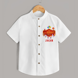 Newborn Shirt for 8 Month | Customizable Shirt | Ideal for Celebrations - WHITE - 0 - 6 Months Old (Chest 23")