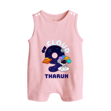 Newborn Romper Suit/ Sleeveless Romper/Romper Suit/ Sleeveless Romper for 9 Month | Customizable Romper Suit/ Sleeveless Romper | Ideal for Celebrations - BABY PINK - 0 - 5 Months Old (Chest 18")