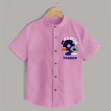 Newborn Shirt/Shirt for 9 Month | Customizable Shirt | Ideal for Celebrations - BABY PINK - 0 - 6 Months Old (Chest 23")